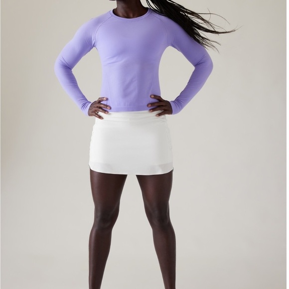 Athleta Run With It 16” White Skort Size L NWT - Picture 9 of 14